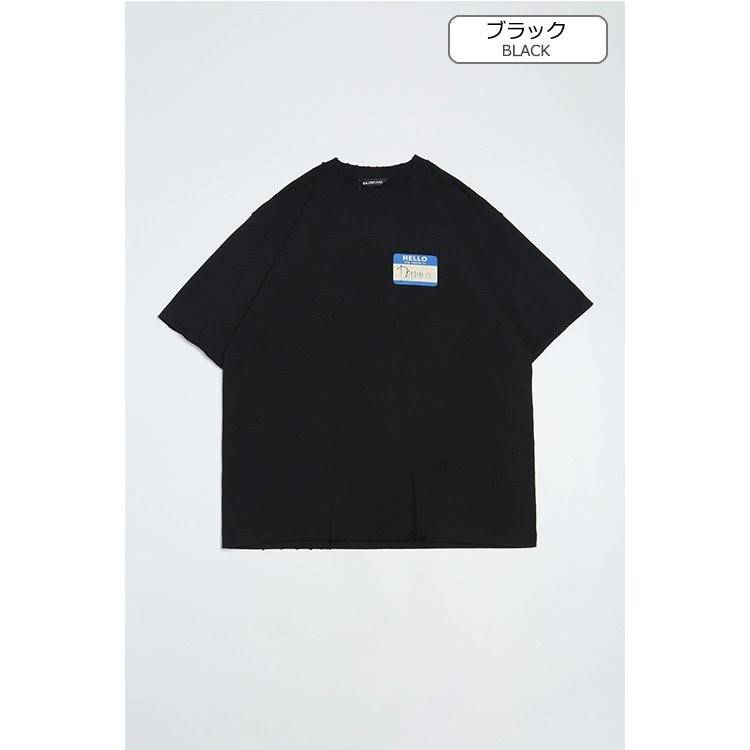 【バレンシアガ】高品質 メンズ レディース 半袖Tシャツ   