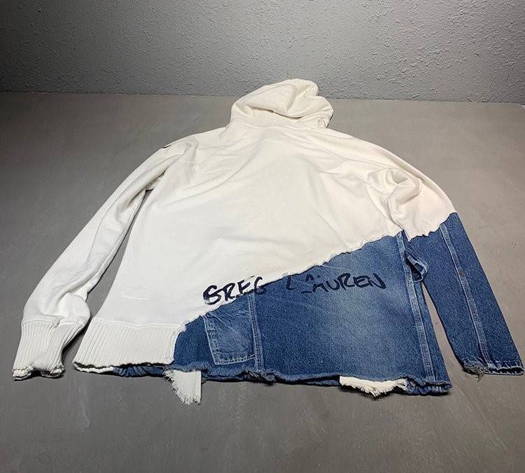 【Greg Lauren】メンズ レディース フード Tシャツ パーカー 