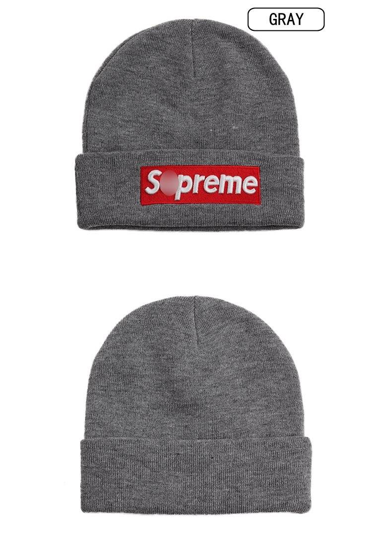 【シュプリ*ム S*PREME】ニット帽子 