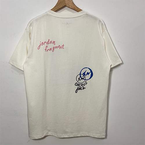 【TRAVIS SCOTT】×【FRAGMENT】×【JORDAN】メンズ レディース 半袖Tシャツ 