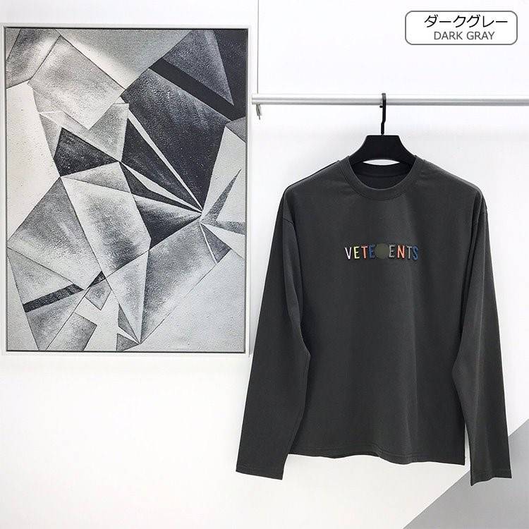 【ヴェトモンVETEMENTS】メンズ レディース 長袖　Tシャツ  