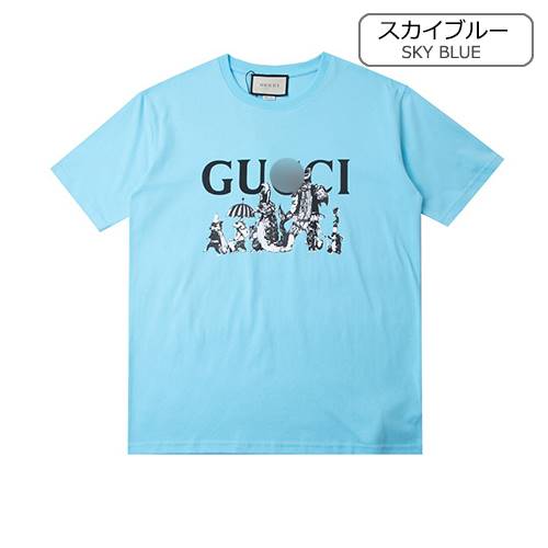 グッチスーパーコピーメンズ レディース 半袖Tシャツ