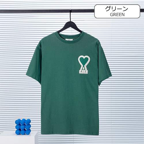 AMIスーパーコピー  メンズ レディース 半袖Tシャツ