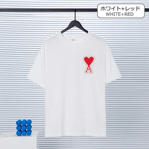 AMIスーパーコピー  メンズ レディース 半袖Tシャツ