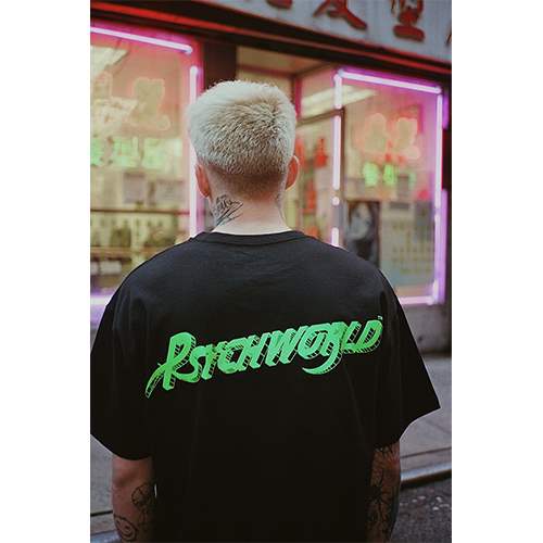 【TEE READYMADE】×【PSYCHWORLD】メンズ レディース 半袖Tシャツ 