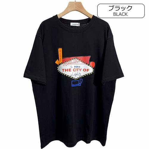 ランバンスーパーコピー メンズ レディース 半袖Tシャツ