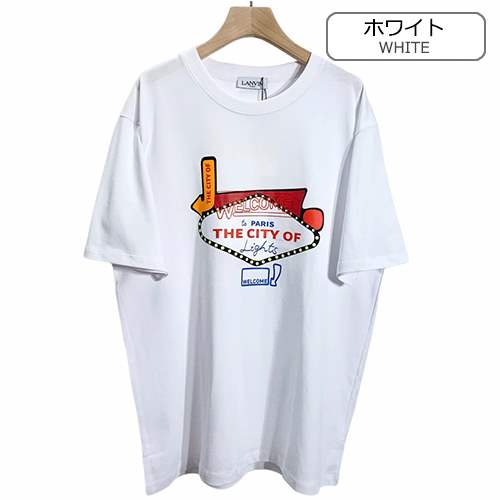 ランバンスーパーコピー メンズ レディース 半袖Tシャツ