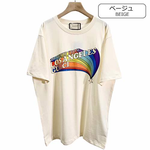 【グッチ】メンズ レディース 半袖Tシャツ 