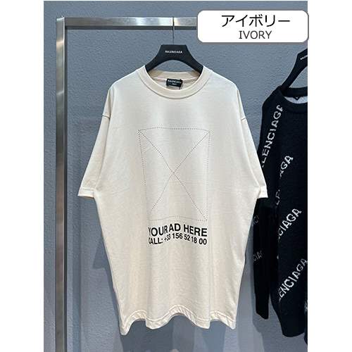 バレンシアガコピー メンズ レディース 半袖Tシャツ