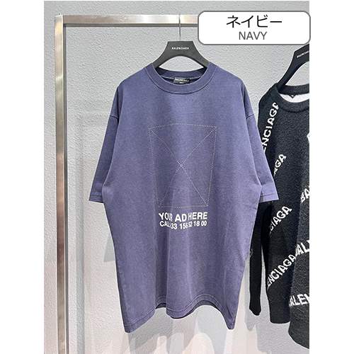 バレンシアガコピー メンズ レディース 半袖Tシャツ