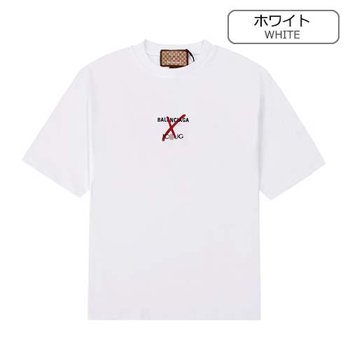 グッチスーパーコピー×【バレンシアガ】メンズ レディース 半袖Tシャツ