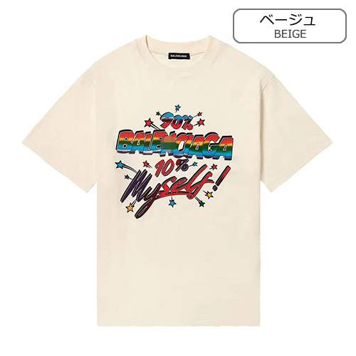 バレンシアガ 偽物メンズ レディース 半袖Tシャツ