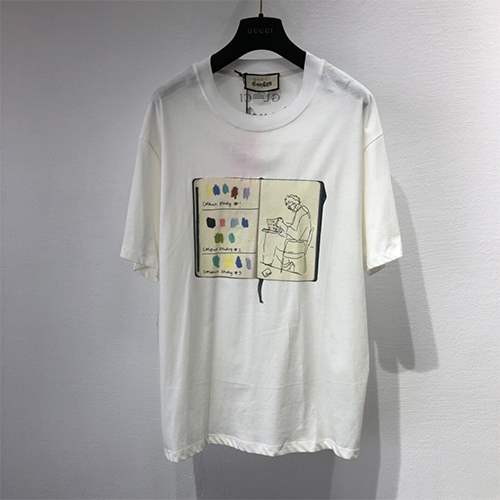 【グッチ】メンズ レディース 半袖Tシャツ 