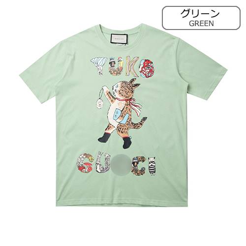 グッチスーパーコピーメンズ レディース 半袖Tシャツ