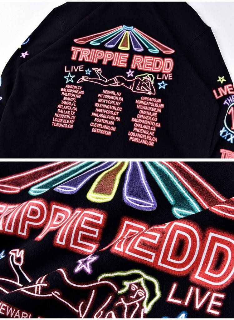 【Trippie Redd】メンズ レディース フード Tシャツ パーカー 