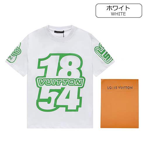 ルイヴィトン偽物メンズ レディース 半袖Tシャツ