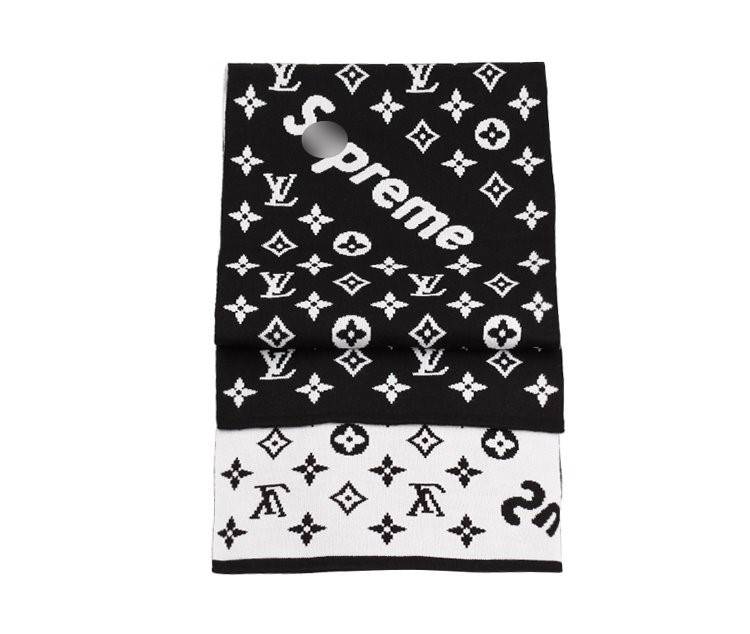 【シュプリ*ム S*PREME】ニット マフラー　 