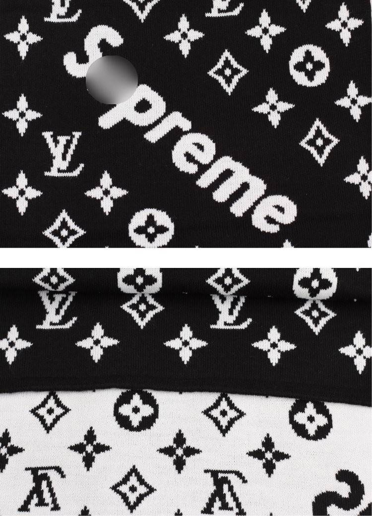 【シュプリ*ム S*PREME】ニット マフラー　 