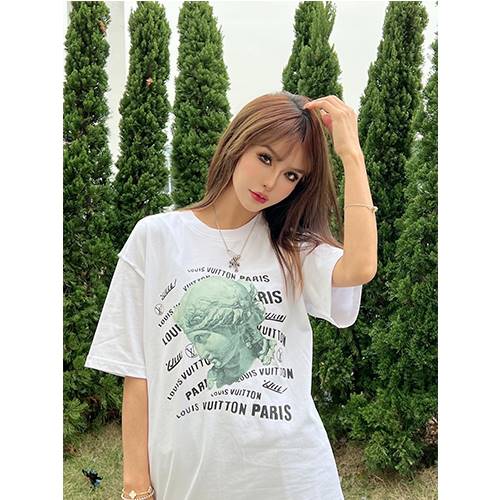 【ルイヴ*トン】メンズ レディース 半袖Tシャツ 