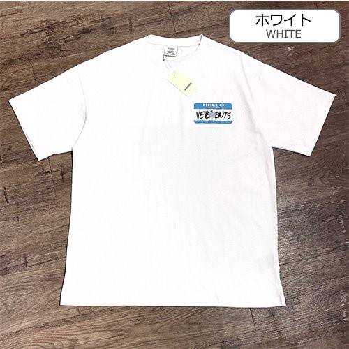 【ヴェトモン】メンズ レディース 半袖Tシャツ  