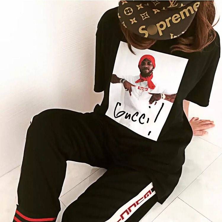 【シュプリ*ム S*PREME】16FW Gucci Mane Tee 高品質メンズ レディース 半袖Tシャツ 