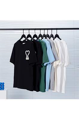 AMIスーパーコピー  メンズ レディース 半袖Tシャツ