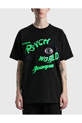 【TEE READYMADE】×【PSYCHWORLD】メンズ レディース 半袖Tシャツ 