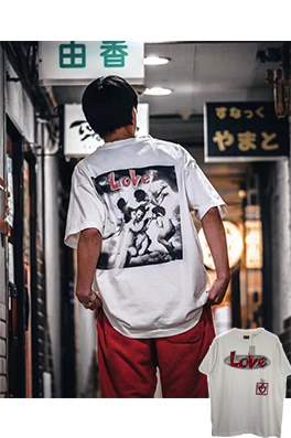 セント マイケル偽物 メンズ レディース 半袖Tシャツ