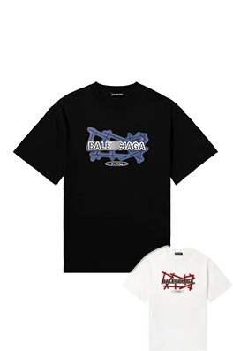 バレンシアガ偽物 メンズ レディース 半袖Tシャツ