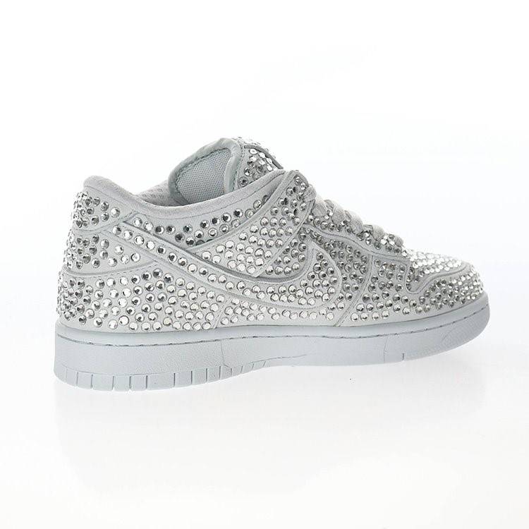 【ナイキ】×【CPFM】SB Dunk LowPure Platinum "Swarovski Crystals"  メンズ レディース  スニーカー  