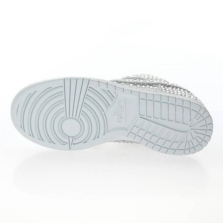 【ナイキ】×【CPFM】SB Dunk LowPure Platinum "Swarovski Crystals"  メンズ レディース  スニーカー  