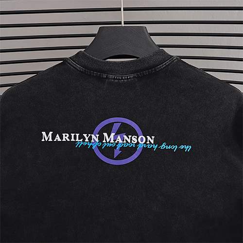 【MARILYN MANSON】メンズ レディース 半袖Tシャツ 