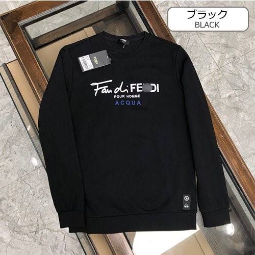 【フェンディ】メンズ レディース 長袖　スウェットTシャツ 