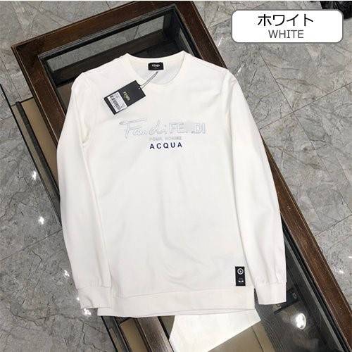 【フェンディ】メンズ レディース 長袖　スウェットTシャツ 