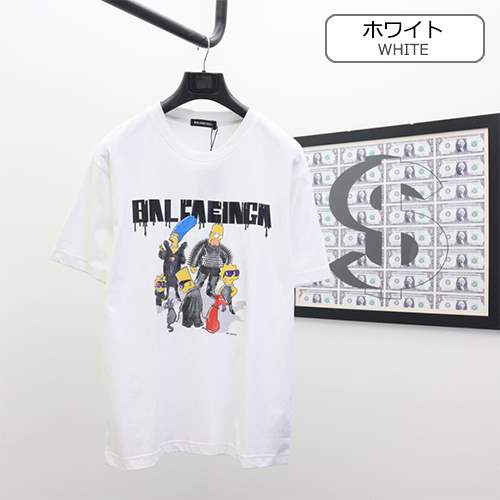 【バレンシアガ】メンズ レディース 半袖Tシャツ