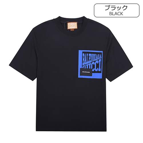 【グッチ】×【バレンシアガ】メンズ レディース 半袖Tシャツ 