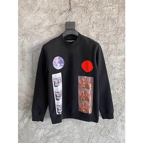 【RAF SIMONS】メンズ レディース 長袖　スウェットTシャツー 