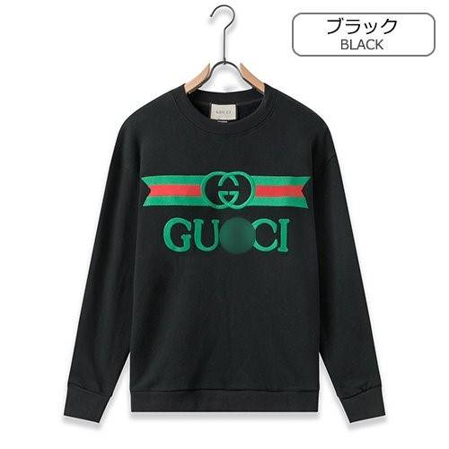 【グッチ】メンズ レディース 長袖　スウェットTシャツ  