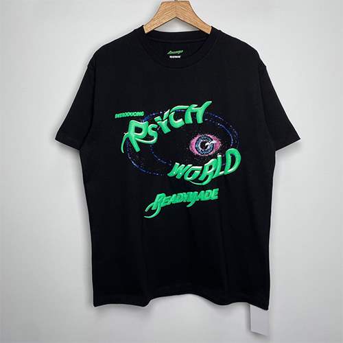 【TEE READYMADE】×【PSYCHWORLD】メンズ レディース 半袖Tシャツ 