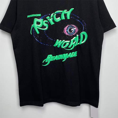 【TEE READYMADE】×【PSYCHWORLD】メンズ レディース 半袖Tシャツ 