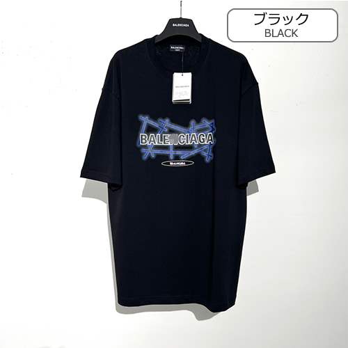 バレンシアガ偽物 メンズ レディース 半袖Tシャツ