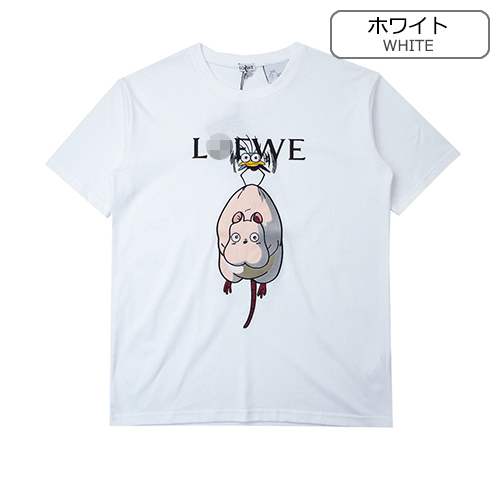 ロエベスーパーコピーメンズ レディース 半袖Tシャツ