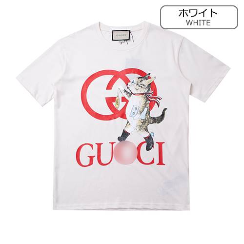 グッチスーパーコピーメンズ レディース 半袖Tシャツ