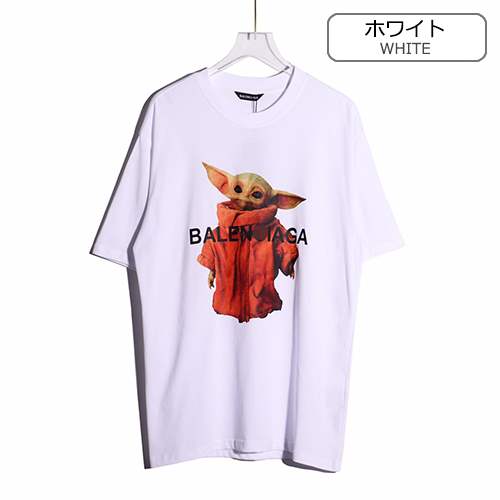 バレンシアガ 偽物  メンズ レディース 半袖Tシャツ